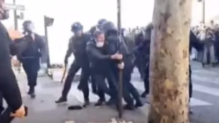 ՏԵՍԱՆՅՈՒԹ․ Փարիզում ցուցարարների դեմ արցունքաբեր գազ են կիրառել