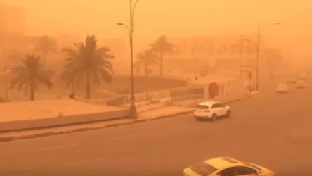 ՏԵՍԱՆՅՈՒԹ. Ավազե փոթորիկ` Ղազախստանում