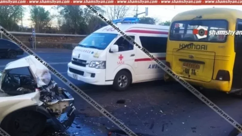 Խոշոր ավտովթար Երևանում. «Եռաբլուր»-ի մոտ բախվել են թիվ 39 ավտոբուսն ու Honda Accord-ը կա վիրավոր. Shamshyan. com