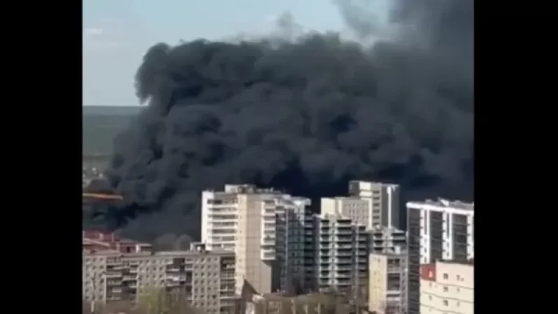 VIDEO: Major Fire in Perm