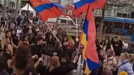 ՏԵՍԱՆՅՈՒԹ․ Հայկական համայնքը հավաքվում է Բելառուսի երկաթուղային կայարանում՝ «Անմահ գնդի» համար