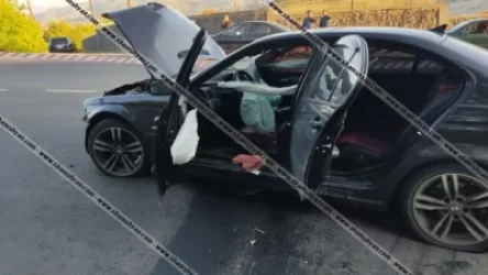 32-ամյա վարորդը BMW-ով տապալել է փայտե էլեկտրասյունը. կա վիրավոր