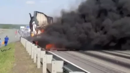 ՏԵՍԱՆՅՈՒԹ. Բեռնատարները բախվել են մայրուղուն և հրդեհ առաջացրել. ՌԴ