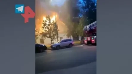 ՏԵՍԱՆՅՈՒԹ. Հրդեհ է բռնկվել Մոսկվայի եկեղեցիներից մեկի տարածքում