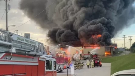 ՏԵՍԱՆՅՈՒԹ. Ամերիկյան Օմահա քաղաքի քիմիական գործարանում հզոր հրդեհ է բռնկվել