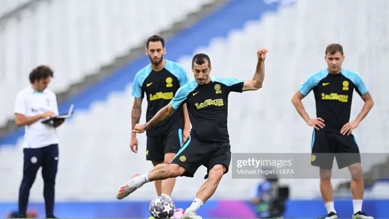 Photos: Mkhitaryan and Teammates Conduct Final Training Before Champions League Final