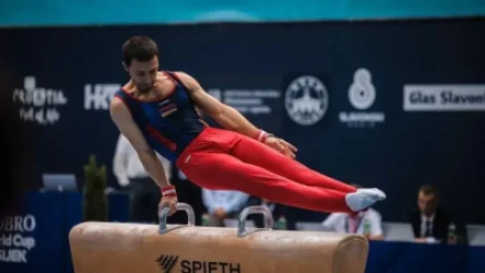 Մարմնամարզիկ Արթուր Դավթյանը հենացատկում վաստակել է 15,033 միավոր և գրավել առաջին տեղը