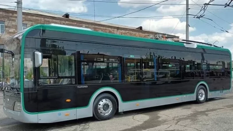 15 նոր տրոլեյբուսներն արդեն Երևանում են
