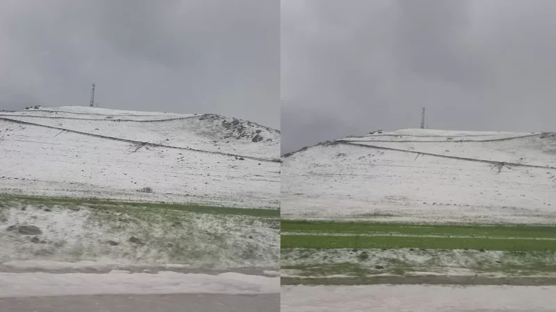 Գորիսում կարկուտ է տեղացել