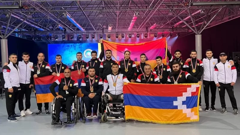 7 ոսկե, 5 արծաթե և 9 բրոնզե մեդալ՝ հաշմանդամային բազկամարտի Եվրոպայի առաջնությունից