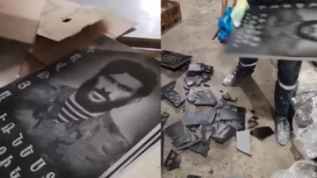 ՏԵՍԱՆՅՈՒԹ․ Ադրբեջանցիները կոտրել են Հադրութի Վարդաշատ գյուղի զոհված զինվորների շիրմաքարերը