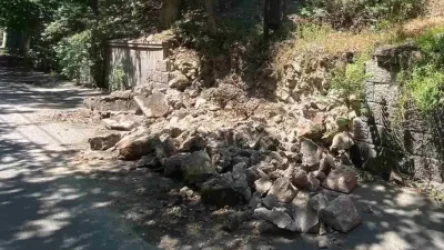 Փլուզում՝ Հրազդանի կիրճում․ երթևեկությունը դարձել է միակողմանի