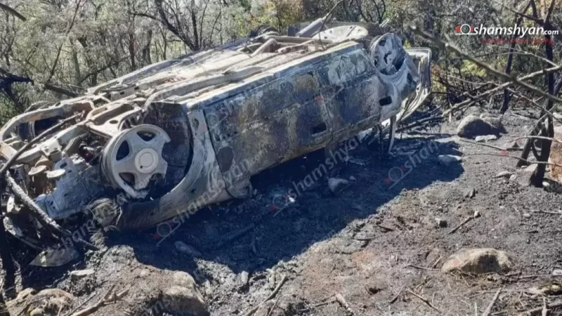 Գեղարքունիքի մարզում մեքենան գլորվել է 5 մետր բարձրությունից և հրդեհվել․ կան տուժածներ