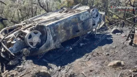 Գեղարքունիքի մարզում մեքենան գլորվել է 5 մետր բարձրությունից և հրդեհվել․ կան տուժածներ