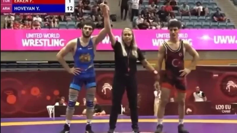 Յուրիկ Հովեյանի տպավորիչ հաղթանակը՝ թուրք ըմբիշի նկատմամբ