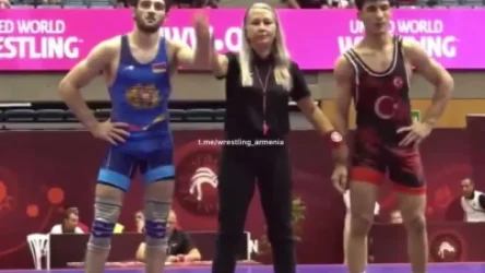 ՏԵՍԱՆՅՈՒԹ․ Ինչպես է Յուրիկ Հովեյանը հաղթում թուրք ըմբիշին՝ դուրս գալով եզրափակիչ