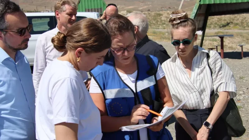 Եվրապատգամավոր Սպելերբերգը և Գերմանիայի դեսպանության պաշտոնյան մասնակցել են Երասխում ԵՄ պարեկությանը