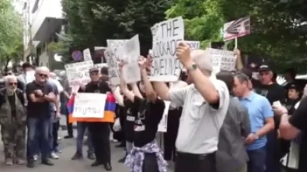 ՀՅԴ-ն 24֊ժամյա նստացույցն ամփոփեց ՄԱԿ-ի երևանյան գրասենյակի դիմաց