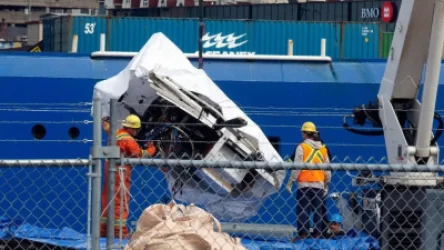 ՏԵՍԱՆՅՈՒԹ. Գրեթե 4կմ խորությունից բարձրացվել են «Տիտան» բաթիսկաֆի խորտակված բեկորները