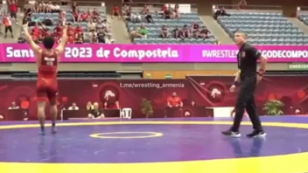 ՏԵՍԱՆՅՈՒԹ. Կնյազ Իբոյանը հաղթեց թուրք ըմբիշին` դառնալով Եվրոպայի չեմպիոն