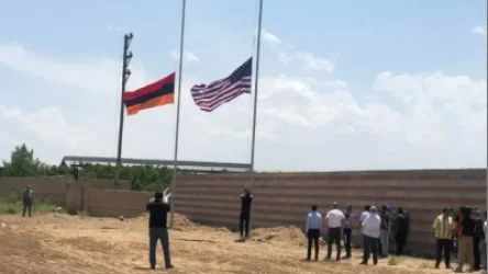 ՀՀ-ում ԱՄՆ դեսպանի մեկնաբանությունը՝ Երասխում կառուցվող գործարանի տարածքում ՀՀ և ԱՄՆ դրոշների առկայությանը