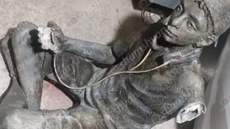 Intentional Damage to the ‘Skate Park’ Statue in Yerevan’s Circular Park