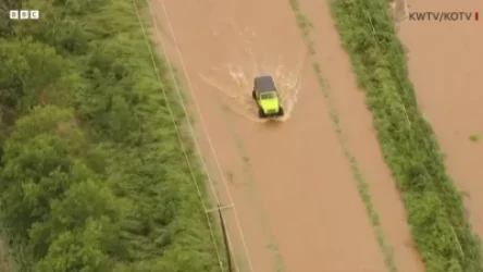 ՏԵՍԱՆՅՈՒԹ․ Ջրհեղեղ՝ ԱՄՆ Օկլահոմա նահանգում․ վնասվել են էլեկտրահաղորդակցման գծերը