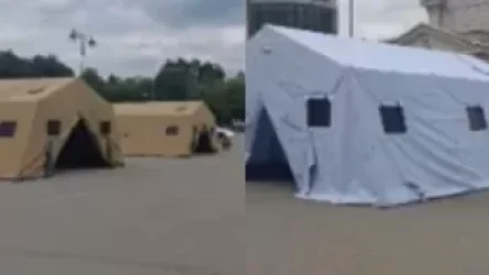 ՏԵՍԱՆՅՈՒԹ. Արցախցիները հասել են ռուս խաղաղապահ զորակայանի մոտ. տեղադրվում են վրաններ