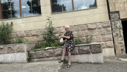 Արցախցի տատիկը հազիվ է մի քանի կարտոֆիլ գտել