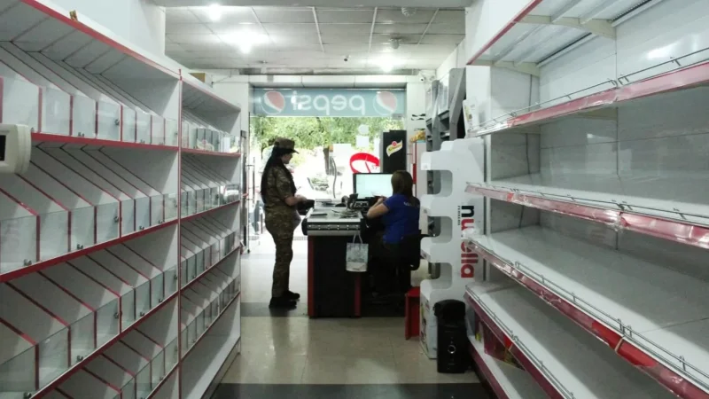 Photos: No Bread Sold in Stepanakert Shops