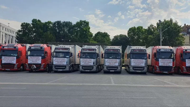 Photo: 400 Tons of Humanitarian Aid to be Sent to Artsakh People via Russian Peacekeepers – Chakhoyan