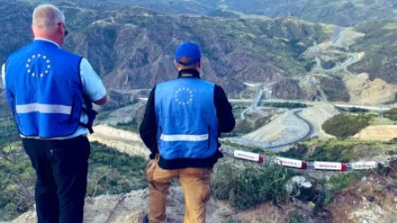 ԼՈՒՍԱՆԿԱՐՆԵՐ. ԵՄ առաքելությունը հետևում է Լաչինի միջանցքի մուտք տանող ճանապարհի երթևեկությանը