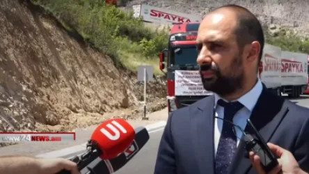 ՏԵՍԱՆՅՈՒԹ․ Բեռնատարներն արդեն 20 ժամ է՝ սպասում է Կոռնիձորի հատվածում, դեռ որևէ տեղաշարժ չկա․ Վարդան Սարգսյան