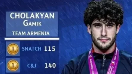 Ծանրորդ Գառնիկ Չոլակյանը՝ Եվրոպայի Մ23 տարեկանների առաջնության հաղթող