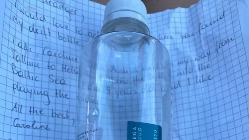 A Message in a Bottle from Austria Discovered on the Shore of the Gulf of Finland