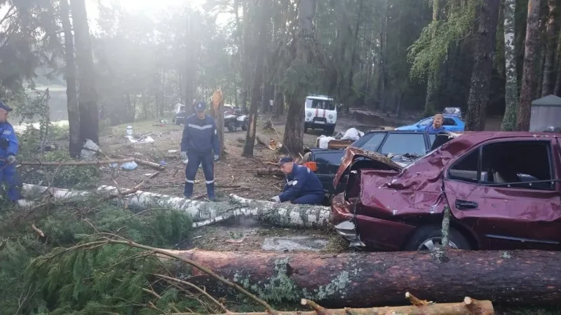 Photos: 10 Dead and 76 Injured Due to Storm in Privolzhye