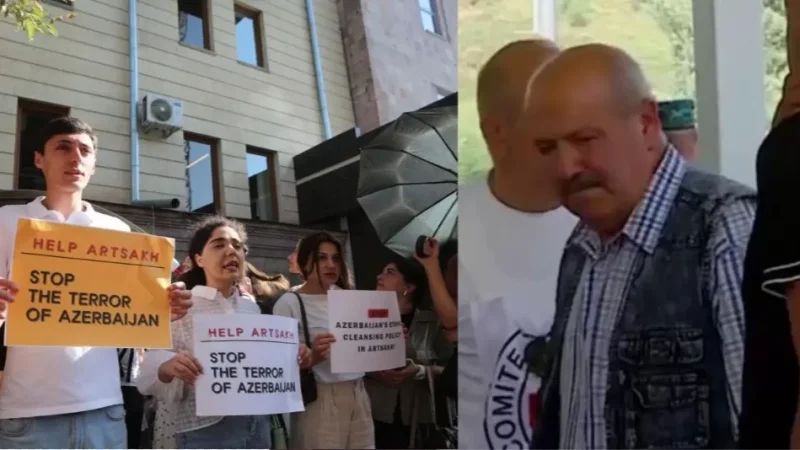 Ուսանողները փակել են ԿԽՄԿ հայաստանյան գրասենյակի մուտքը․ վանկարկում են «Ազատություն Վագիֆ Խաչատրյանին»