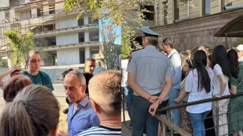 Քաղաքացիները փակել են Կարմիր խաչի հայաստանյան գրասենյակի մուտքերը