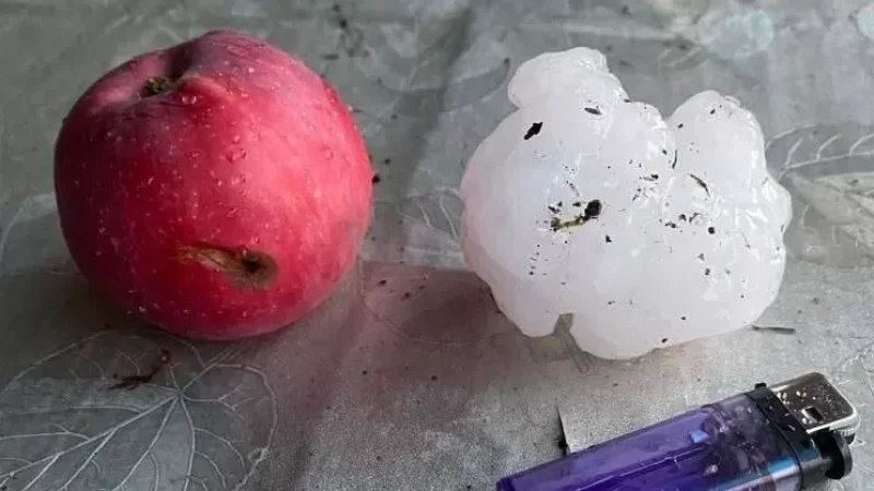 PHOTOS: Huge Hail Hits Krasnodar