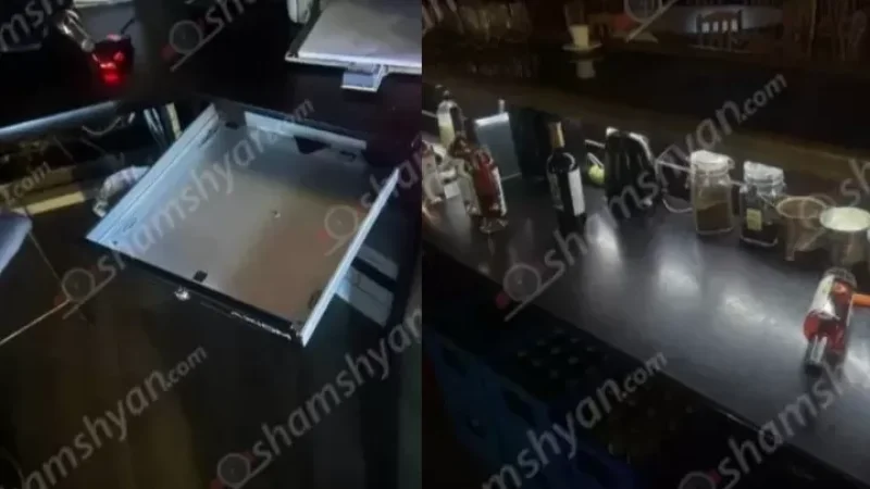Masked Armed Robbery at Restaurant: 5 Million Drams and Several Million in Drinks Stolen