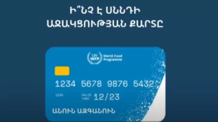 ՏԵՍԱՆՅՈՒԹ. Սննդի աջակցության քարտեր՝ սոցիալապես անապահով 13,000 քաղաքացու համար
