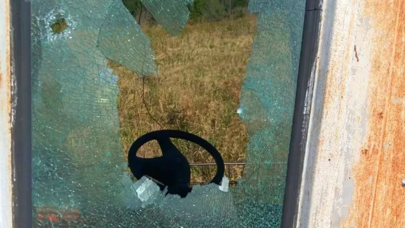 Gunfire Targeting Grain Harvester in Artsakh; Citizen Successfully Rescued