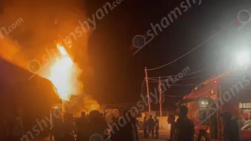 Խոշոր հրդեհ Գեղարքունիքի մարզում․ կրակն ու ծուխը տեսանելի են մի քանի հարյուր մետրից