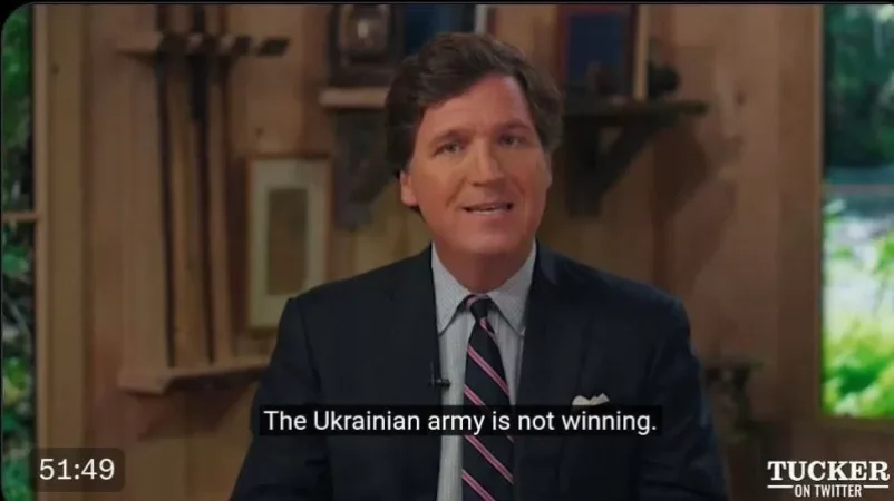Թաքեր Կառլսոնը հայտնել է «ամերիկյան քարոզչության մեծ ստի մասին»