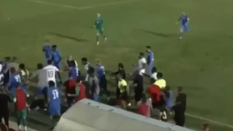 Ծեծկռտուք «Ուրարտու» և «Փյունիկ» ֆուտբոլային թիմերի միջև