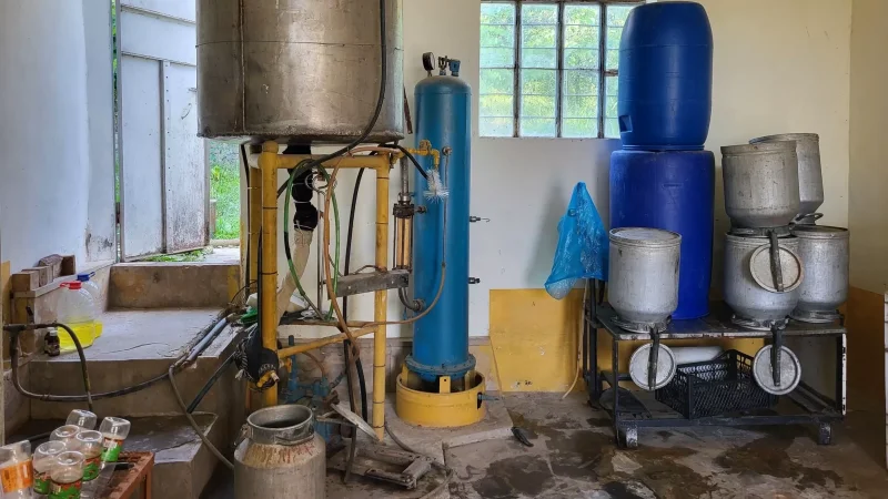 Photos: Dairy Production Facility Suspended