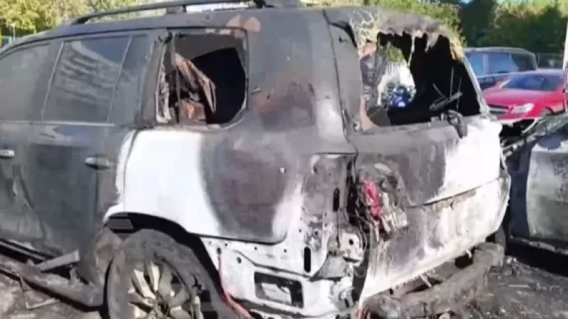 Մոսկվայում այրել են GLONASS-ի գլխավոր դիզայների մեքենան