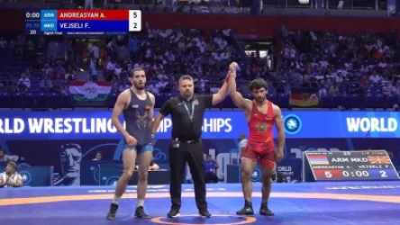 Արման Անդրեասյանը հաղթեց նաև 1/8-ում. Ըմբշամարտի ԱԱ