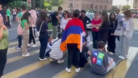 ՏԵՍԱՆՅՈՒԹ. Ցուցարարները փակեցին Տիգրան Մեծի պողոտան