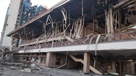 ԼՈՒՍԱՆԿԱՐՆԵՐ. Ինչ տեսք ունի ռուսների կողմից ավերված ծովային տերմինալի մոտ գտնվող Օդեսայի հյուրանոցը